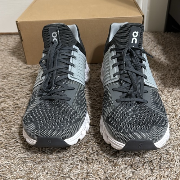 On Running Charcoal and Light Gray Sneakers - Picture 3 of 5